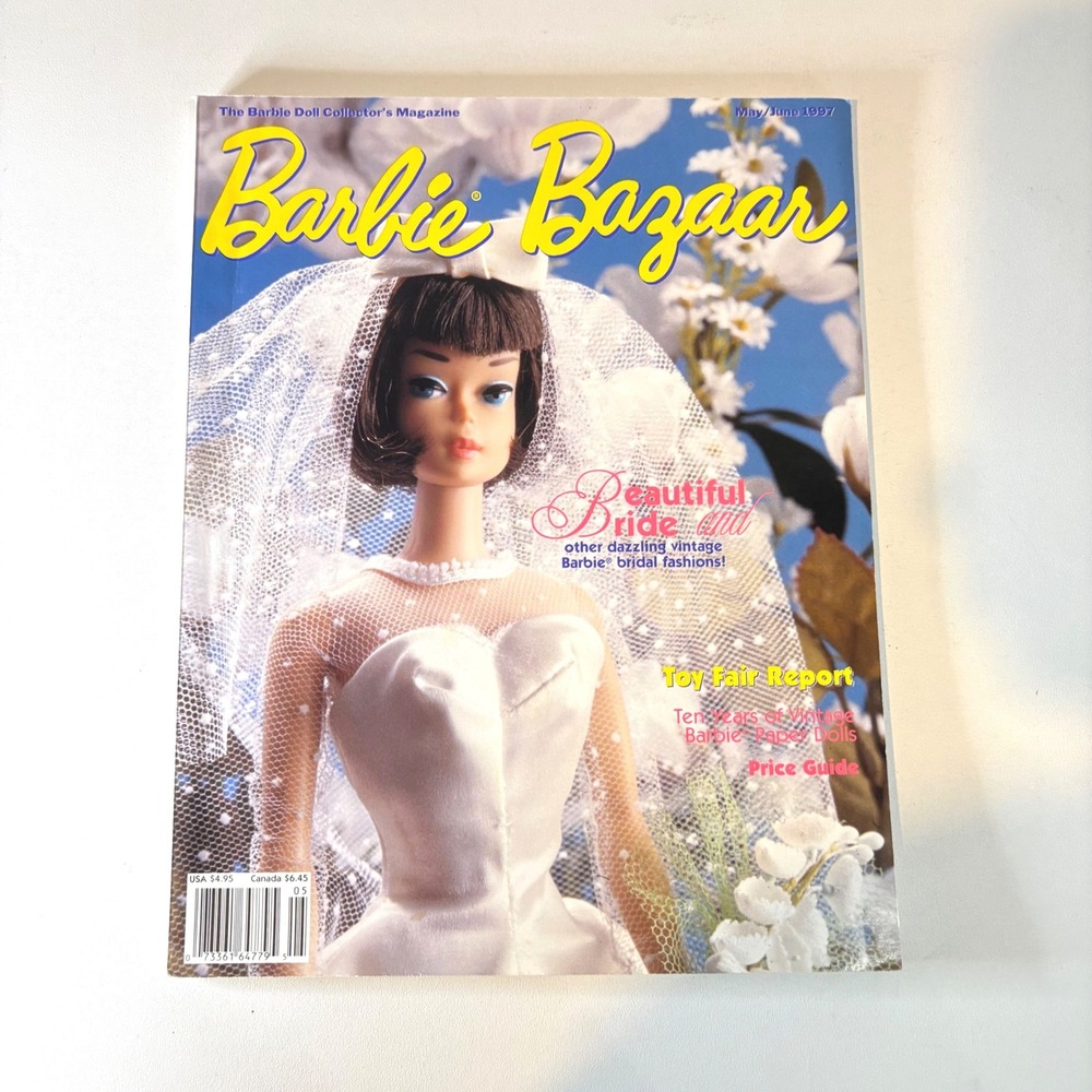 Barbie Bazaar Magazine May June 1997 Vintage Bride Toy Fair Report Price Guide